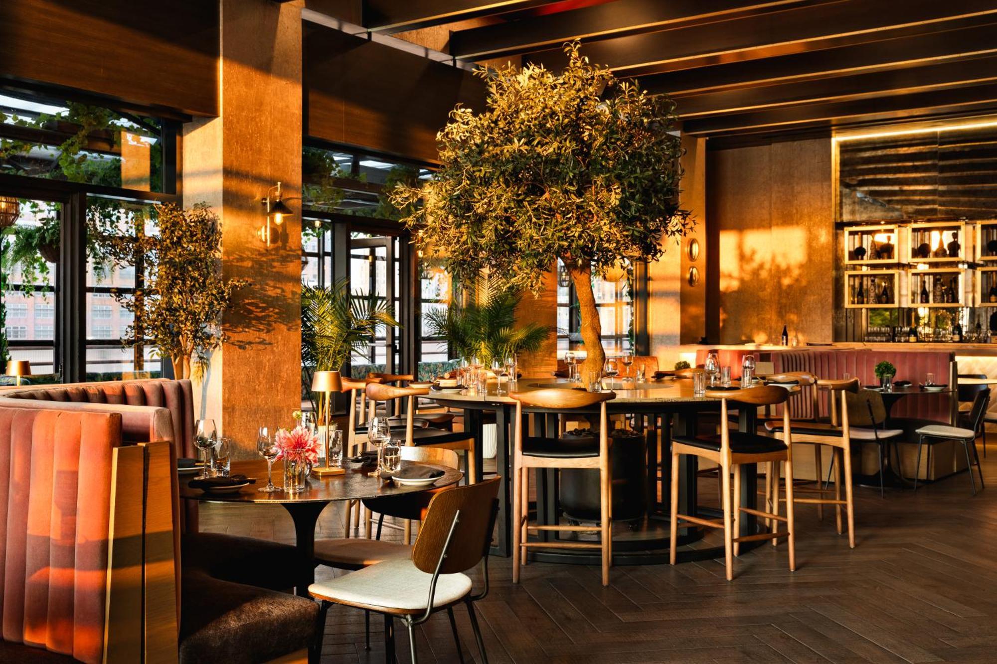 Gansevoort Meatpacking Hotel Nova Iorque Exterior foto Restaurant interior