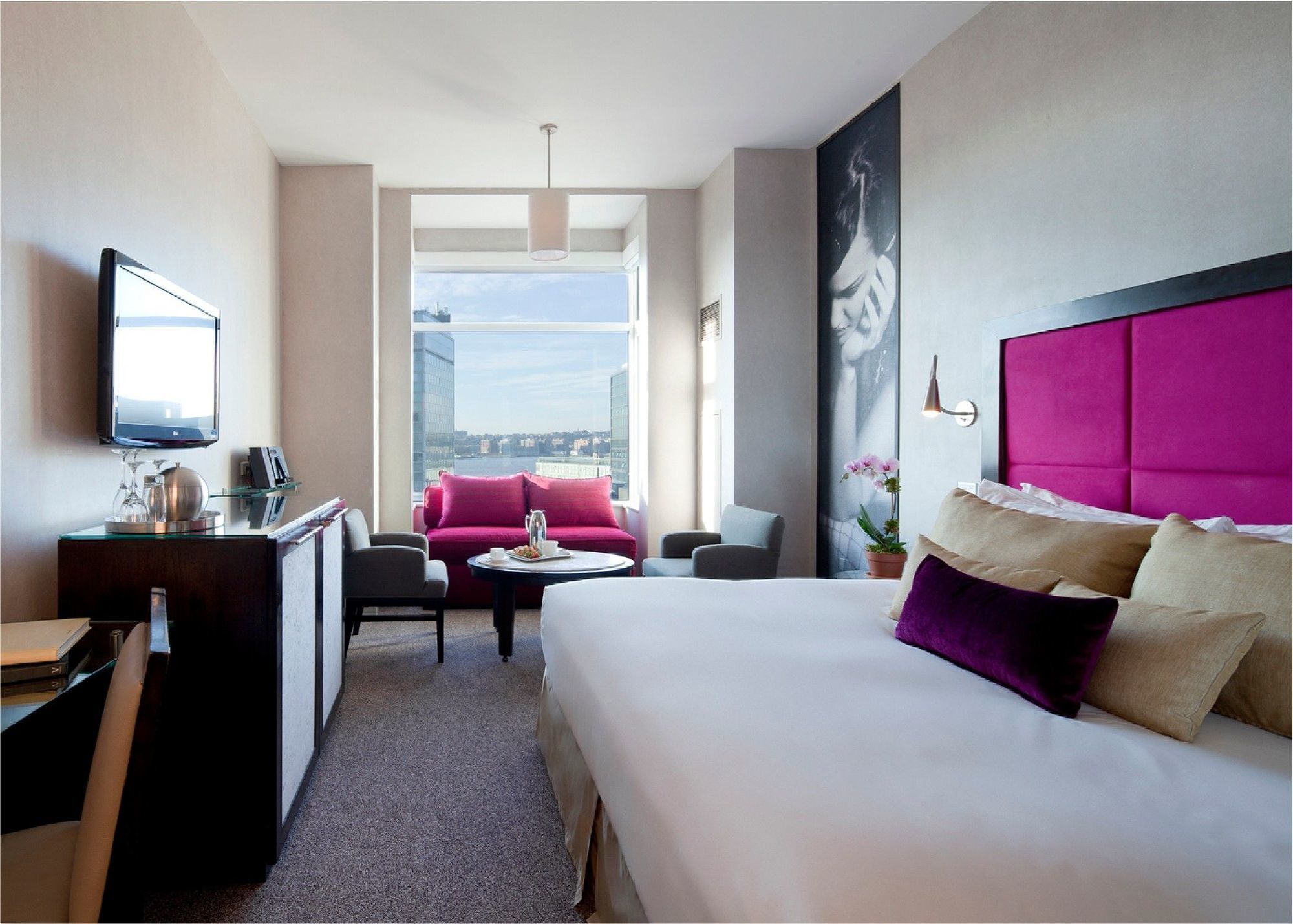 Gansevoort Meatpacking Hotel Nova Iorque Exterior foto A room at the hotel