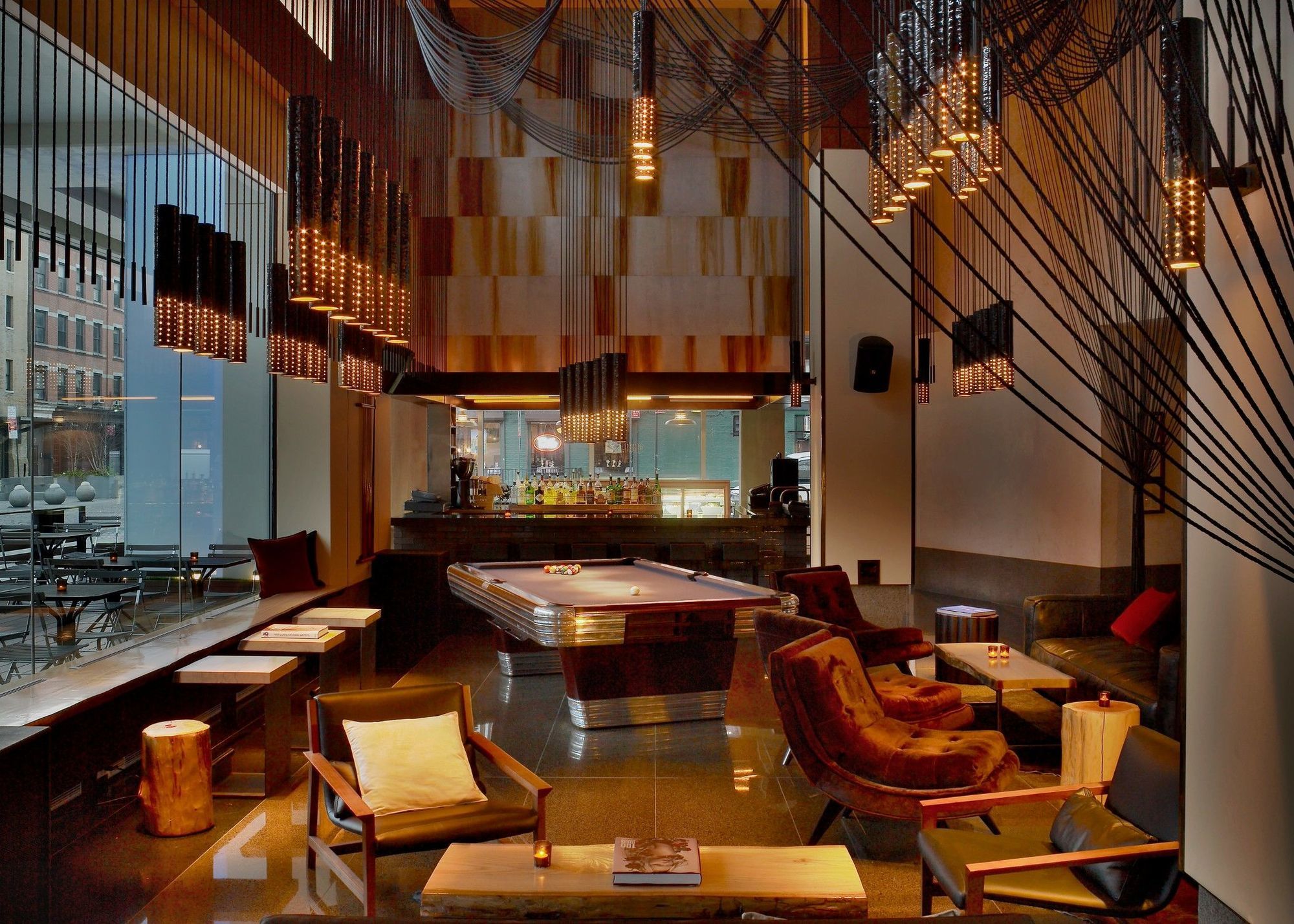 Gansevoort Meatpacking Hotel Nova Iorque Exterior foto The bar at the Standard East Village