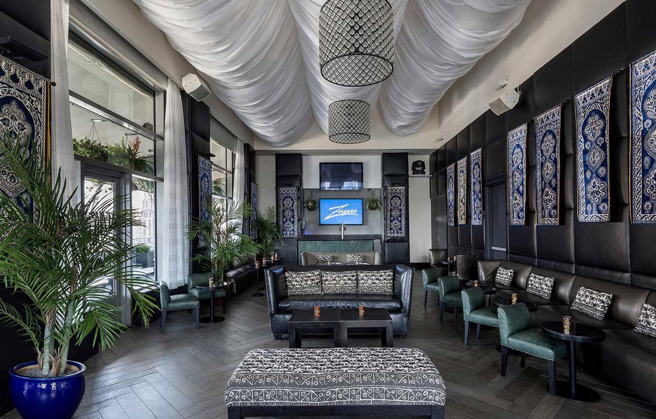 Gansevoort Meatpacking Hotel Nova Iorque Exterior foto The interior of the restaurant